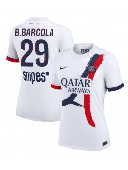 Paris Saint-Germain Bradley Barcola #29 Replika Borta Kläder Dam 2025-26 Kortärmad